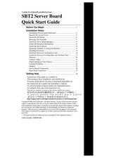 Intel SBT2 Quick Start Manual