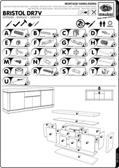 meubar BRISTOL DR7V Assembly Instruction Manual