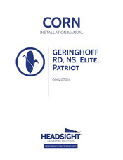 Headsight CORN GERINGHOFF Patriot Installation Manual