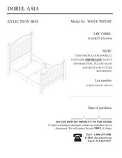 Dorel Asia KYLIE WM2417EP2-DC Instruction Booklet
