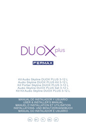 Fermax Skyline DUOX PLUS 12 L User& Installer's Manual