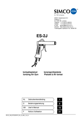 ITW Simco ION ES-2J User Manual