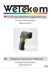 Wetekom 84 30 71 Original Instruction Manual