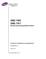 Belden Grass Valley SME-1911 Manual To Installation And Operation