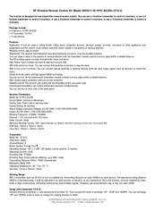 Flying Industry Development 4S1PFC-AC220+CV-8-3 Quick Manual