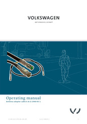 Volkswagen V.A.G 1598/43-1 Operating Manual
