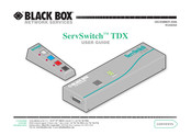 Black Box ServSwitch TDX User Manual