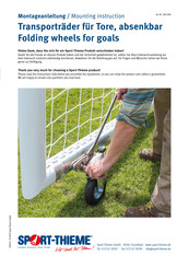 Sport-thieme W0-IE 288 5908 Mounting Instruction