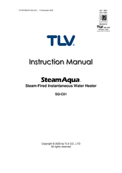 TLV SteamAqua SQ-C01 Instruction Manual
