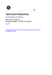 GE Vivid T8 Pro Basic Service Manual