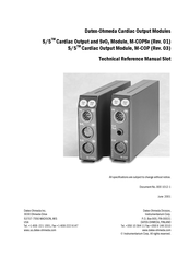 Datex-Ohmeda S/5 M-COPSv Technical Reference Manual Slot