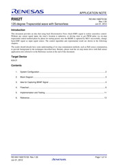 Renesas RX62T Application Note