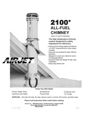 AirJet 2100 ALL-FUEL CHIMNEY Quick Start Manual