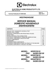 Electrolux WSU67381S Service Manual