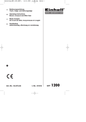 EINHELL 43.072.03 Operating Instructions Manual