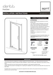 April identiti Installation Instructions Manual