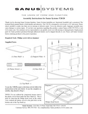 Sanus Systems T20/20 Assembly Instructions