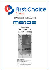 First Choice Metos MM-5 Service Manual