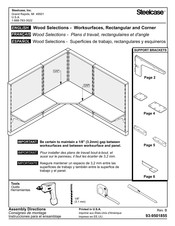 Steelcase Wood Selections Worksurface Assembly Directions