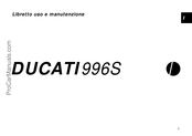 Ducati 996S 2001 Owner's Manual