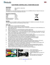 Balboa Hydro Air 20-0244 Quick Start Manual