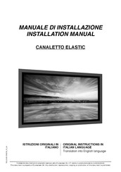 Screenint Canaletto Elastic Installation Manual