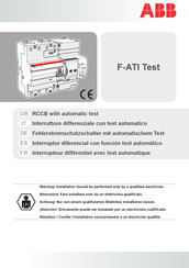 ABB F-ATI Test Quick Start Manual