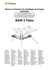 favex BARI 3 Tetes User Manual