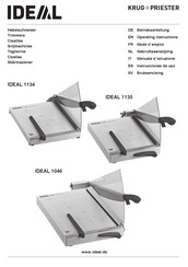 KRUG+PRIESTER IDEAL 1135 Operating Instructions Manual