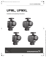 Grundfos UPML Installation And Operating Instructions Manual