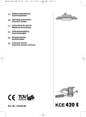 KING CRAFT KCE 420 E Operating Instructions Manual