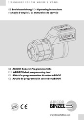 BINZEL-ABICOR ABIDOT Operating Instructions Manual