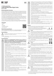 Reely Crawler Brushless Operating Instructions Manual
