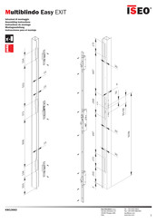 Iseo Multiblindo Easy EXIT Assembling Instructions