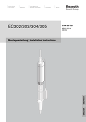 Bosch Rexroth EC305 Installation Instructions Manual