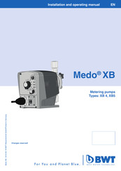 BWT Medo XB5 Series Installation And Operating Manual
