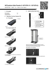 Commscope NETpodium 1-1671578-1 Instruction Sheet