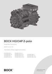 Bock HGX34P 2 Series Assembly Instructions Manual