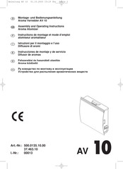 EINHELL AV 10 Assembly And Operating Instruction