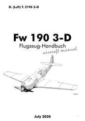 3DLabPrint Fw 190 3-D Manual