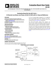 Analog Devices UG Series User Manual
