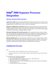 Intel 5000 Series Manual