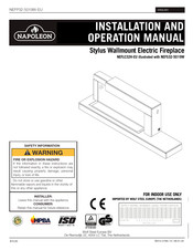 Napoleon NEFS32-5019W Installation And Operation Manual
