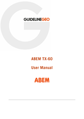 Guideline Geo ABEM TX-60 User Manual