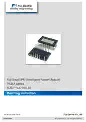 Fuji Electric P633A Series Mounting Instruction