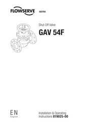 Flowserve GESTRA GAV 54F Installation & Operating Instructions Manual