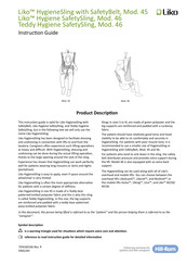 Liko HygieneSling 45 Instruction Manual