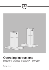 V-Zug DIQS10 Operating Instructions Manual