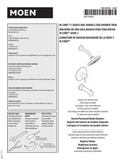Moen M-CORE 3 Series Instruction Sheet