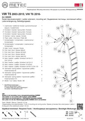 Metec 840405 Mounting Instructions